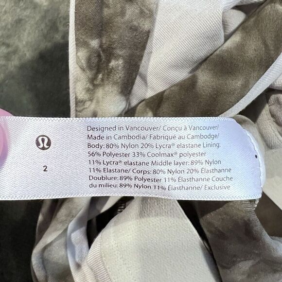 Lululemon Key To Balance Tank Diamond Dye Size 2 Stretch Gym Yoga Outdoors - Picture 4 of 6